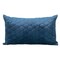 Nassau Collection 24" Navy Blue Transitional Quilted Throw Pillow